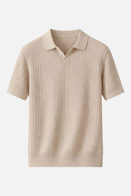 ARC RIBBED POLO
